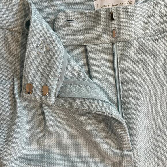 House of Harlow 1960 Knit Wide Leg Trouser Dress Pant Sky Blue Size 8 - Picture 7 of 9